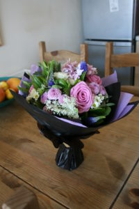 flowers for domestic abuse client