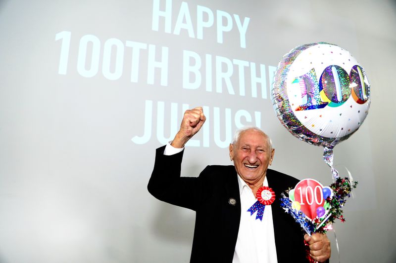 Community celebrates Hallandale Beach Holocaust survivor’s 100th birthday