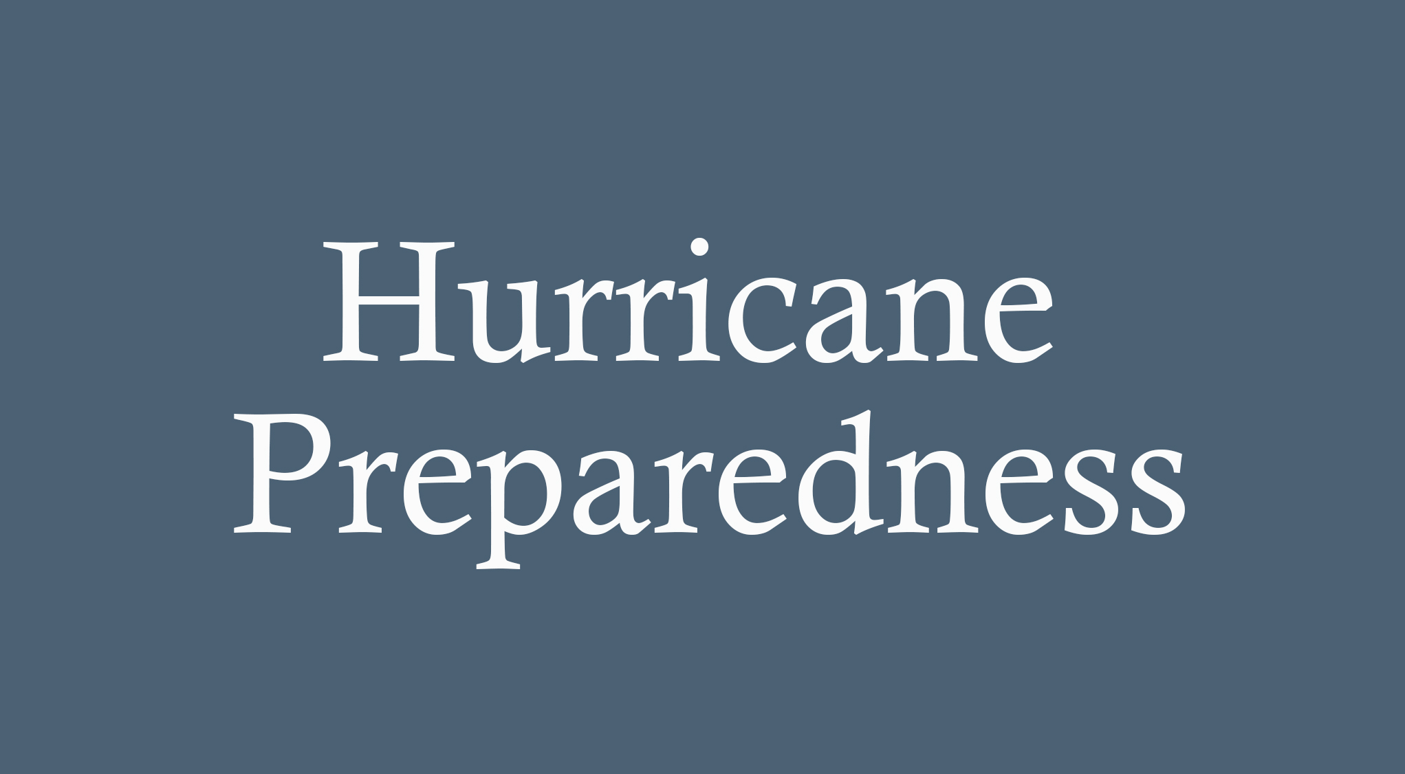 Jewish agencies provide hurricane preparedness assistance