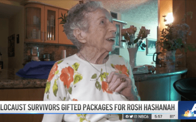 South Florida Holocaust Survivors Gifted Packages for Rosh Hashanah